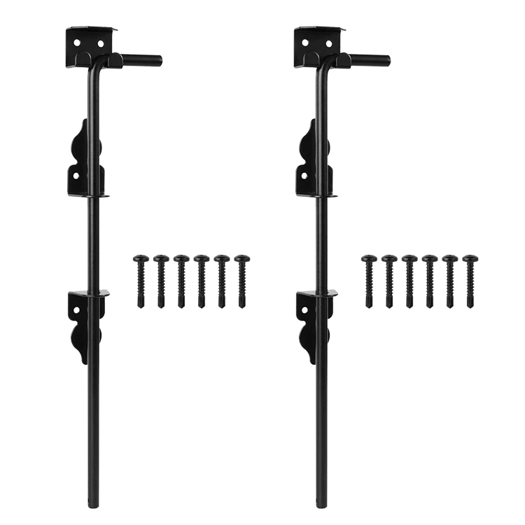 National Hardware N109-039 Heavy Duty Cane Bolt 5/8 By 18 Inch Black: Cane  Bolts & Gate Anchors (886780017892-2)