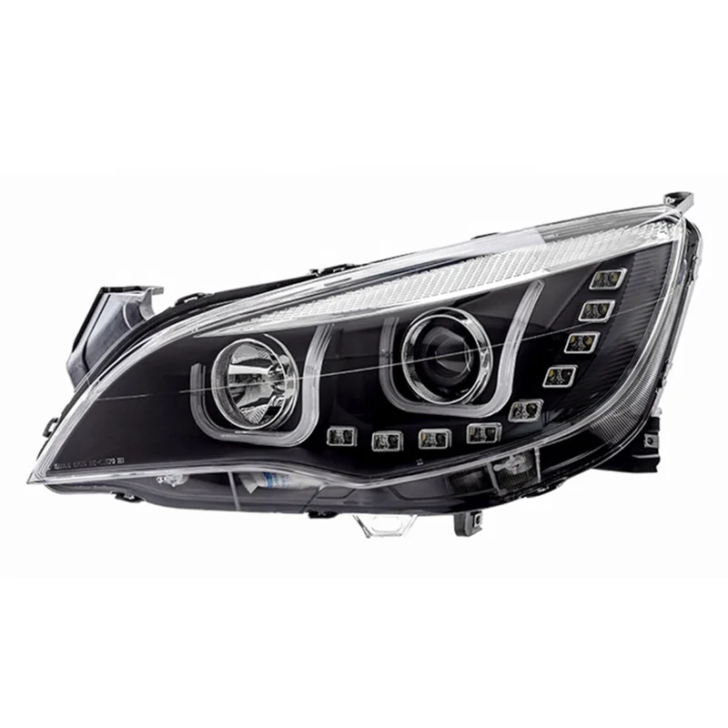 For Buick Excelle XT Opel Astra LED Headlight  2010 2011 2012 2013 With Bi Xenon Projector Lens LED Daytime Running Lamp