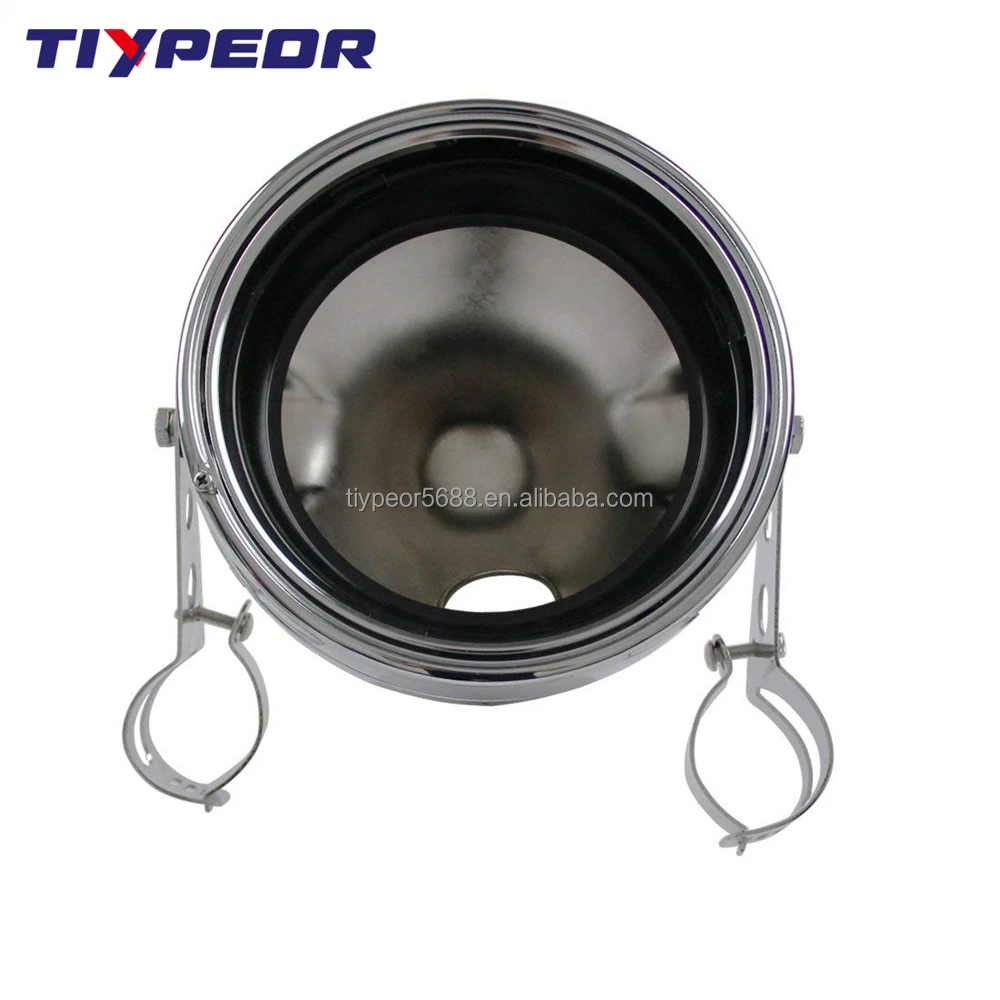 chrome 7 headlight housing black 7 inch housing accessories-8