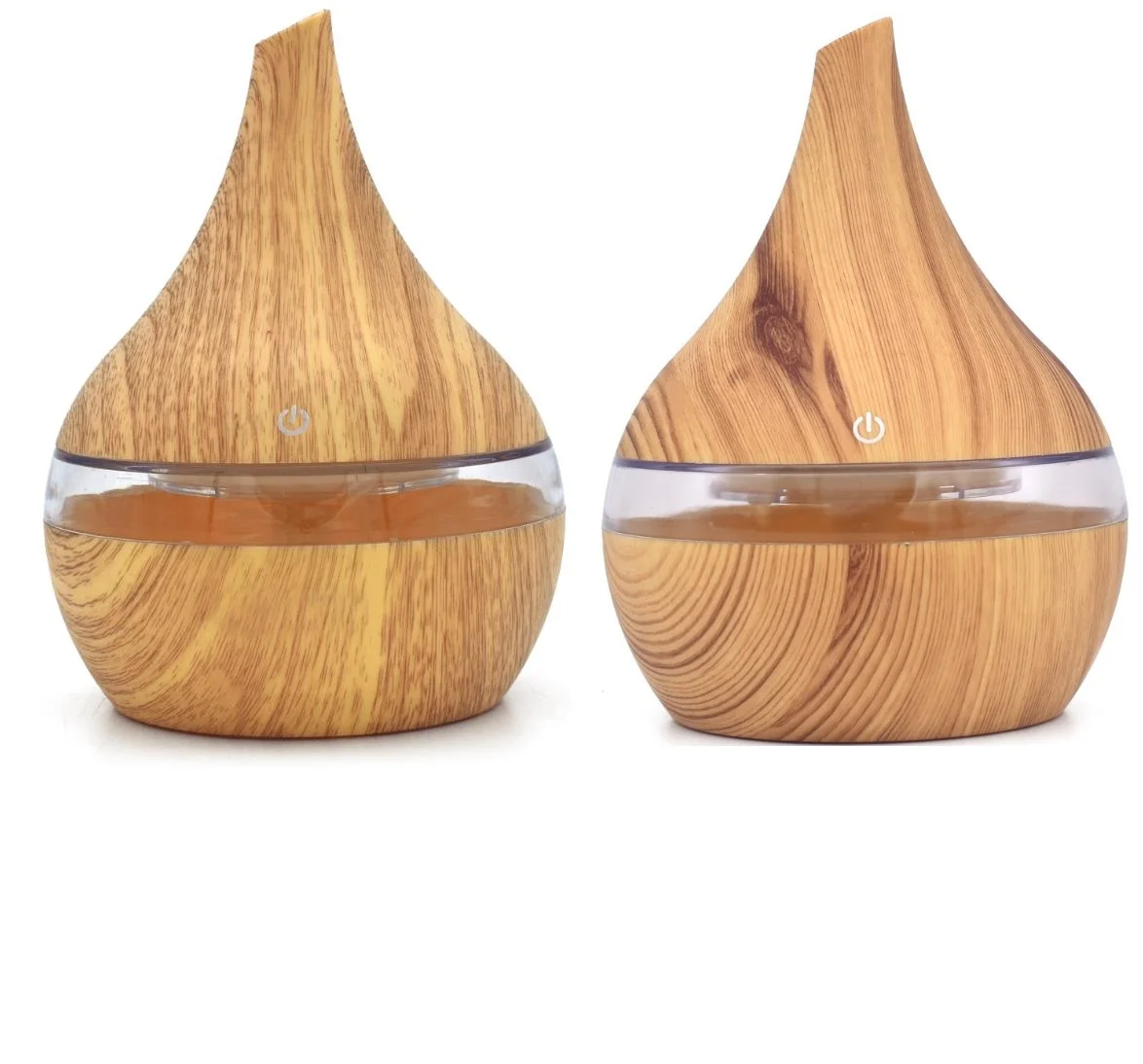 300ml USB Electric Aroma Air Diffuser Wood Grain Ultrasonic Air Humidifier Cool Mist Maker With 7 Colors Lights