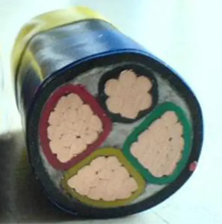 Low Voltage Insulated PVC Jacket Stranded Copper Conductor Power Cable