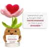 Flor de corazón rosa