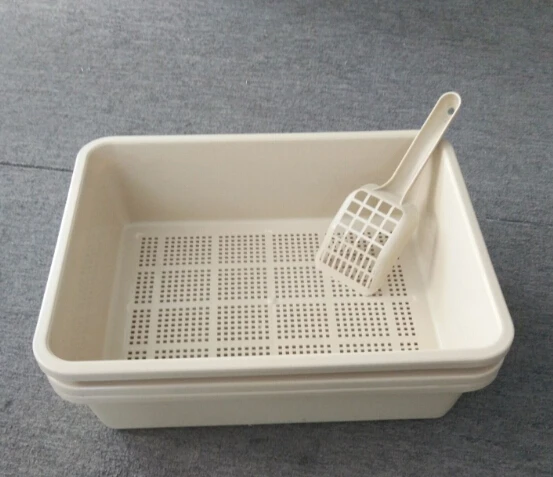 Factory Direct Eco-friendly Durable Box Cat Litter Tray Cat Toilet