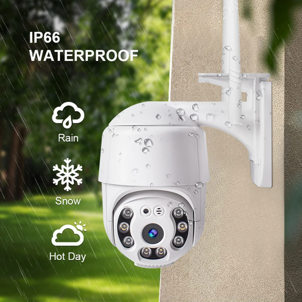 V380 1296P 3MP Wifi Ip Network Camera IP66 Waterproof Outdoor Home Security Cctv Camera V380 Pro