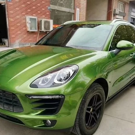 車のビニールラップスーパーブライトマンバグリーンカラーチェンジフィルムカバーティントステッカーラッピング Buy 車ビニールラップ超高輝度マンバ グリーン色変化膜カバー着色ステッカー ビニールラップマットグリーンメタリック 高光沢ビニールラップ Product On
