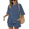 P-navy Blue and White