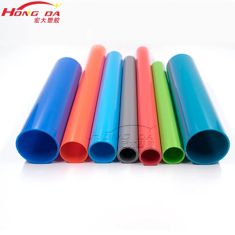 High Quality Cheap Price Customizable Colorful Round Pvc Pipe Pvc Toy Tube