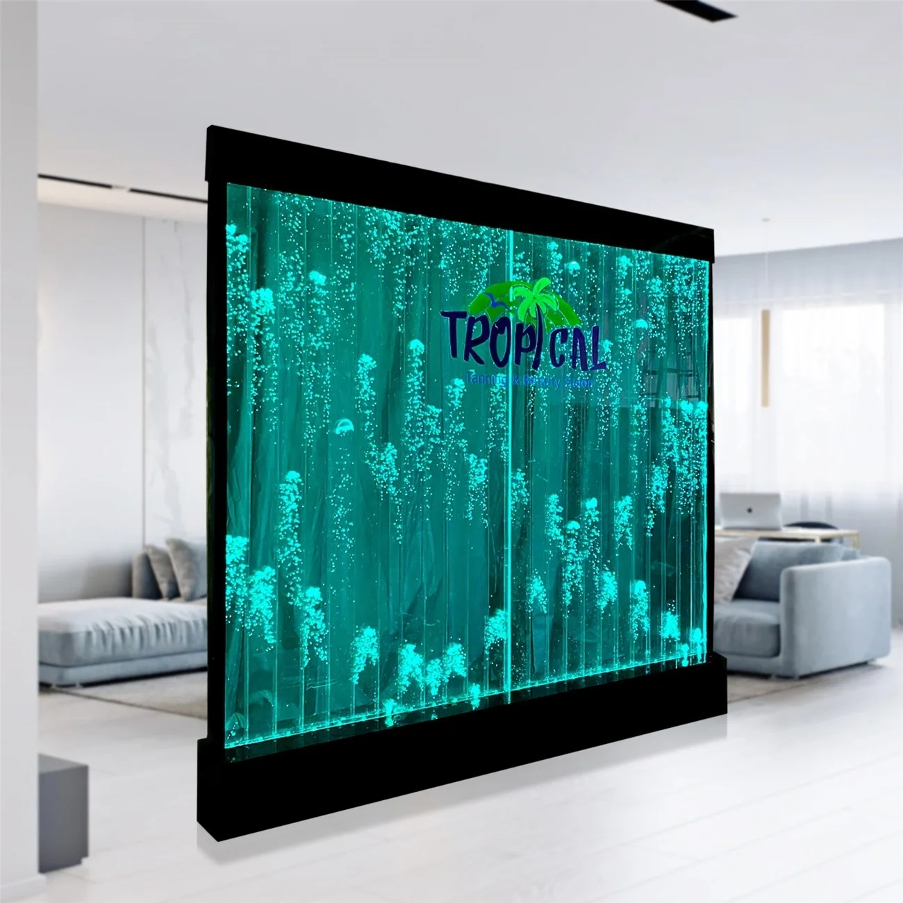 Acrylic Water Bubble Wall  Led Water Bubble Decoration Wall Digital Water Bubble Panel