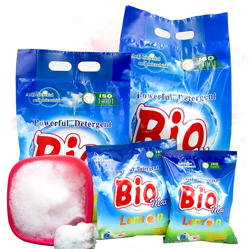 High Quality Strong Perfume Laundry Detergent Powder Minimum Orders Disposable Washing Powder Soap Lavender Lemon for Apparel