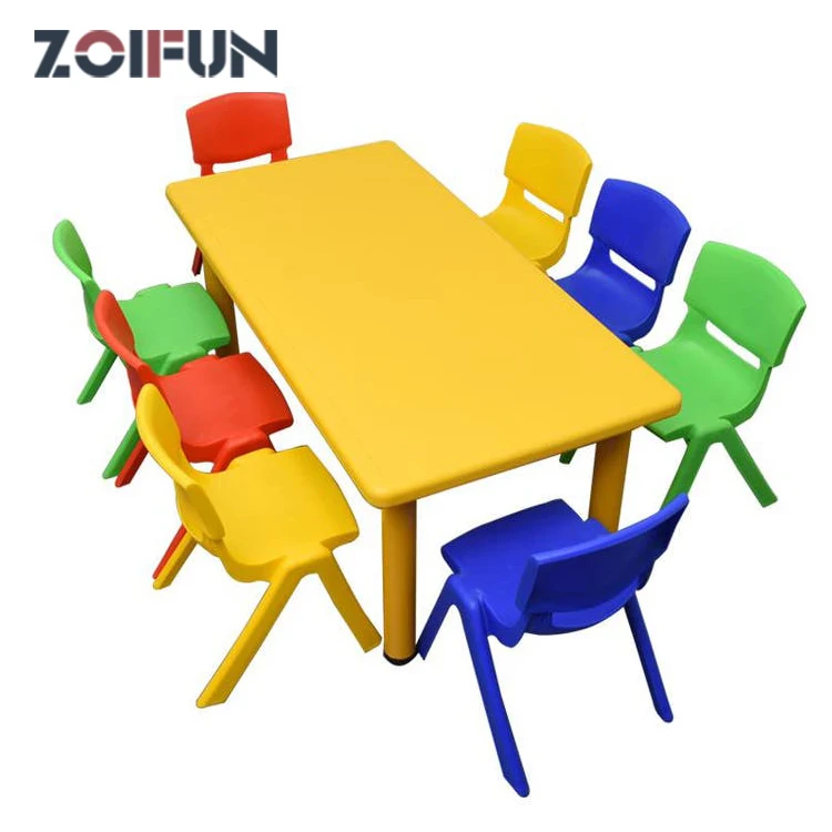 ZOIFUN Custom Color Preschool Furniture Stackable Plastic Durable Kids Event Party Chairs