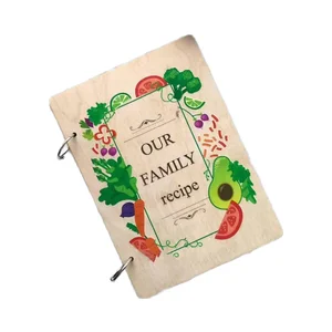 N0003 Custom A5 Notebook Personalized Planner Recipe Binder Book Journal Diary with Environmental Paper Cover Loose-leaf Size A4