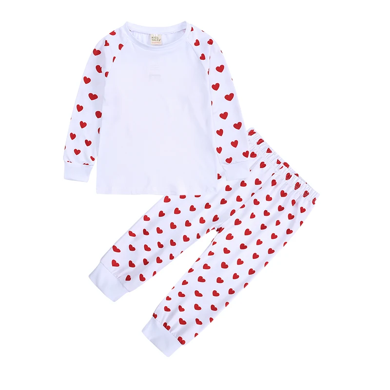 Kids Tales Valentine's Day Pajamas Sublimation Sleepwear