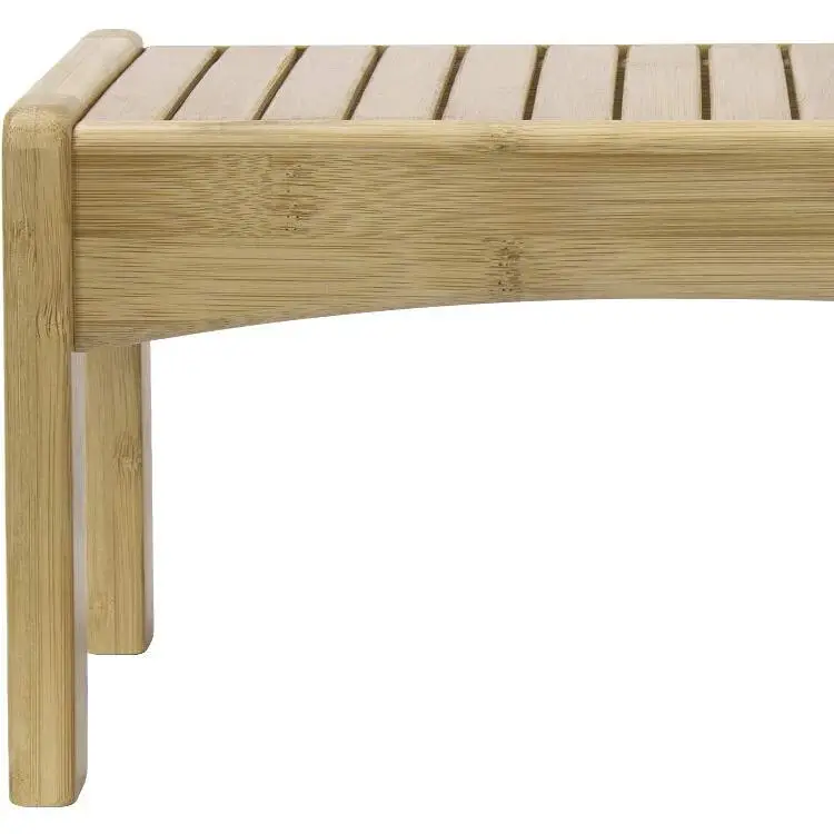 Стабильная мебель из органического натурального бамбука портативное детское маленькое сиденье для кухни ванной душа скамейка ног ступенчатый стул