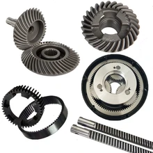 CNC machining spur gear shaft precision hobbing gear rack custom helical gear bevel gear processing services