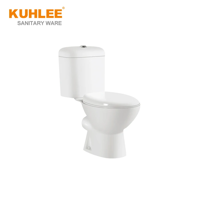 Nigeria Market Single Style Ceramic Bathroom Wc Sanitary Ware Washdown Two Piece Toilets