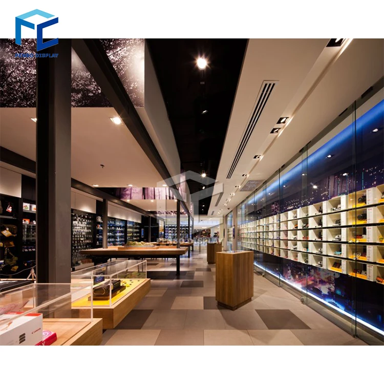 Modern Camera Counter Shop Interior Design Customized Electronic Display Mobile Phone Shop Furniture