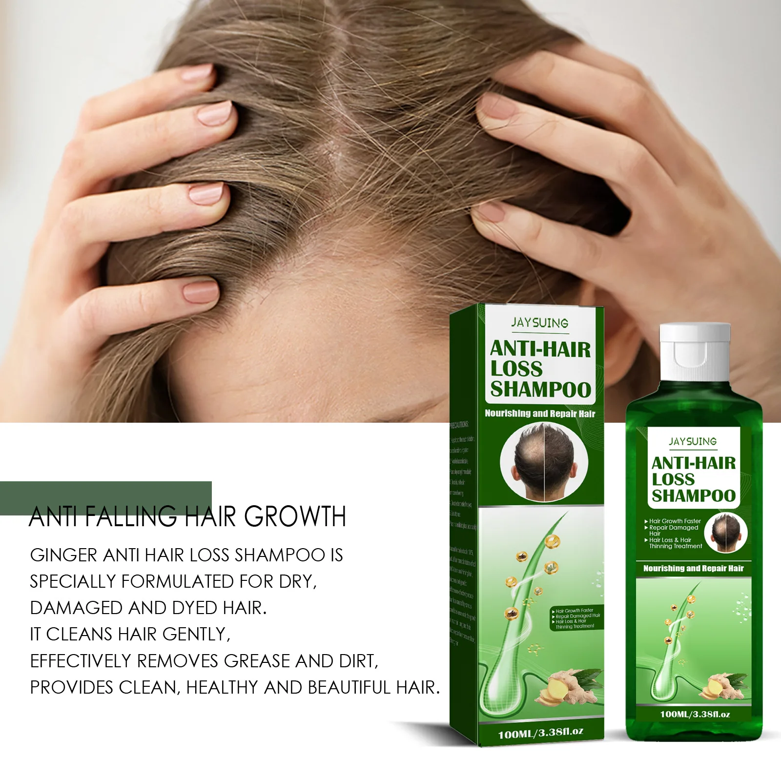jaysuing deep cleansing promote hair regrowth
