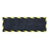 Black with yellow edge