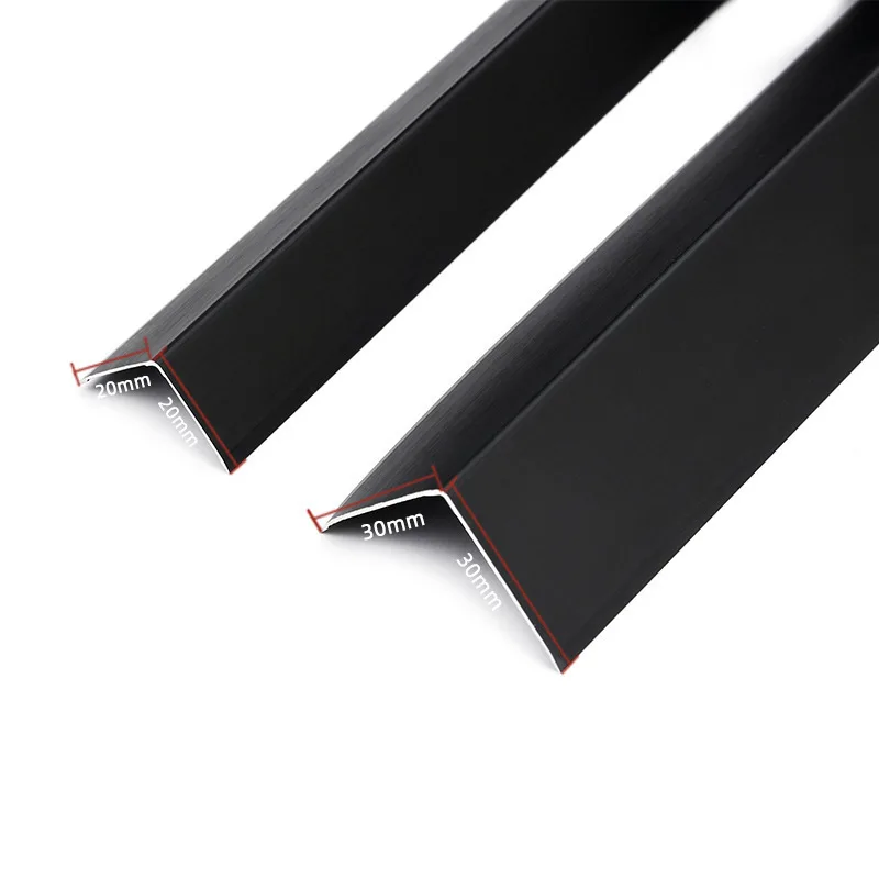 Aluminium Bar Grey Plastic 2.5 Meters PVC Corner 90 Degree Angle Trim Wall Corner Guard Edge Protector TMW Profiles (50mm X 50mm X 2.5M Rifaqat Paris Corner - View #11