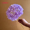 # 6 hortensias de cabeza grande de color violeta claro - 18 cm