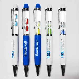 OEM Custom Logo Promotional Sports Metal Pen 2D/3D Novelty Floating Ball 1.0mm Writing for Event Festivals and Gift Giving