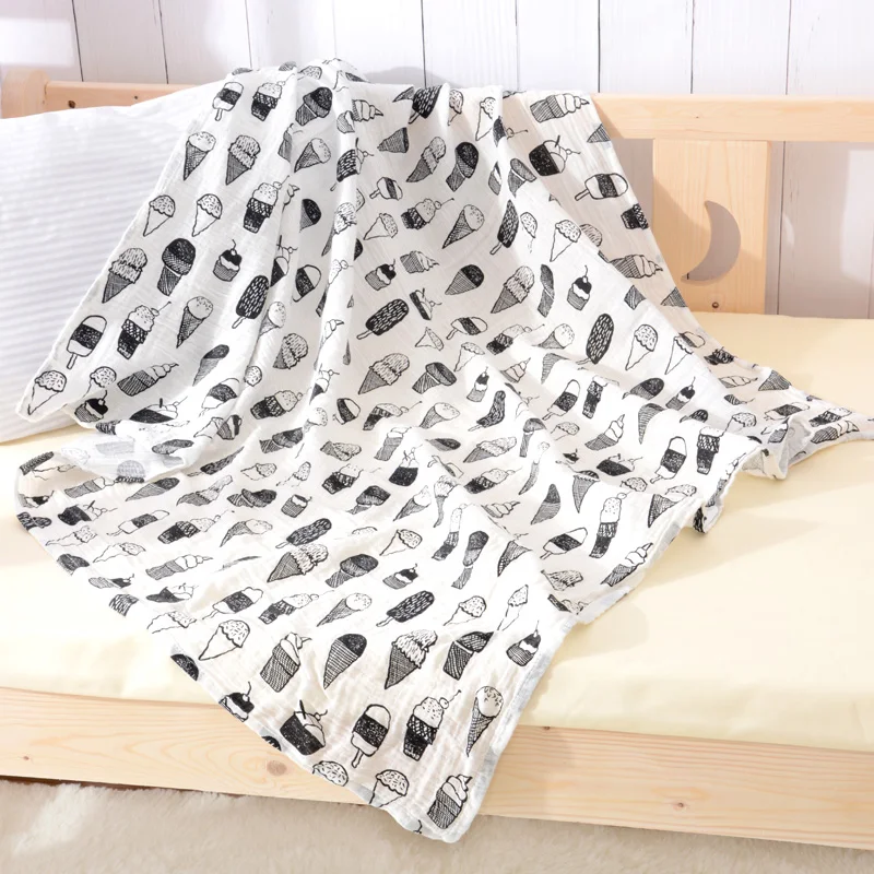 blank muslin blankets