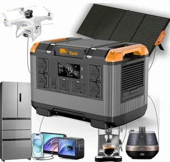 Factory wholesale 2400W In Stock Portable Power Station with Fast Shipping Cheaper Price Solar Generator for Home Power Supply