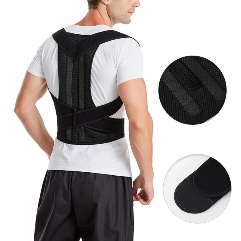 Arm Shaper Posture Corrector Tank Top Strap Shoulder Back Brace Posture ...