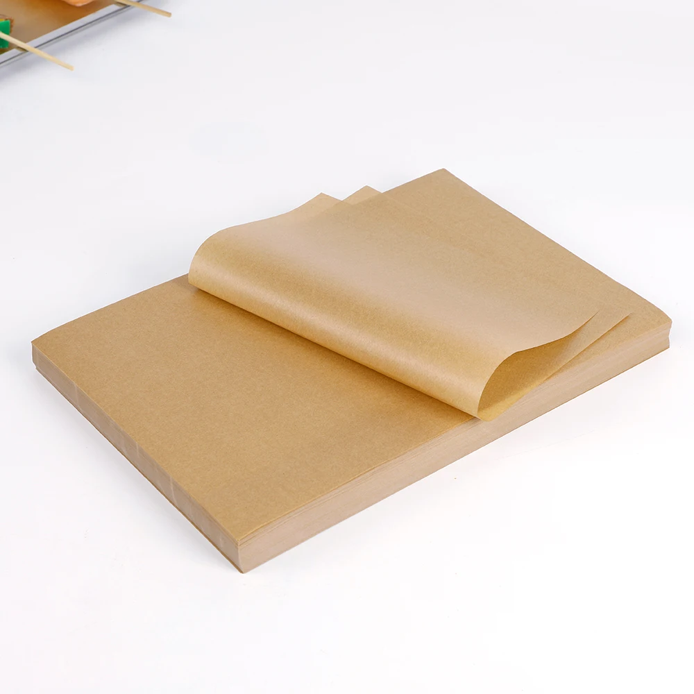 Quality bulk sale oven fry food tray sheets disposable baking parchment pad paper air fryer special food papers