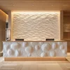 Bancone reception bianco 4