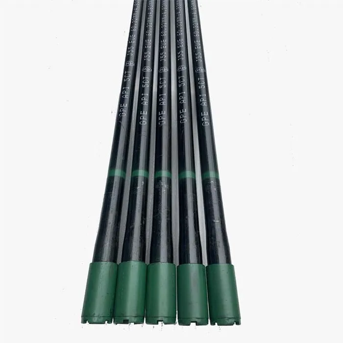 API 5CT Tubing PUP JOINT / Tubing Pipe With Coupling 2.3/8" J55 EU 10FT Coupling and Plastic Pipe Flange Black Painted Round