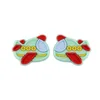 Aeroplane Focal bead Mint Green SA142