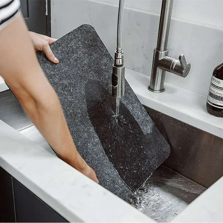 Washable Place Mats Dining Table Placemats For Kitchen Table Placemats Set Of 6 Square Felt