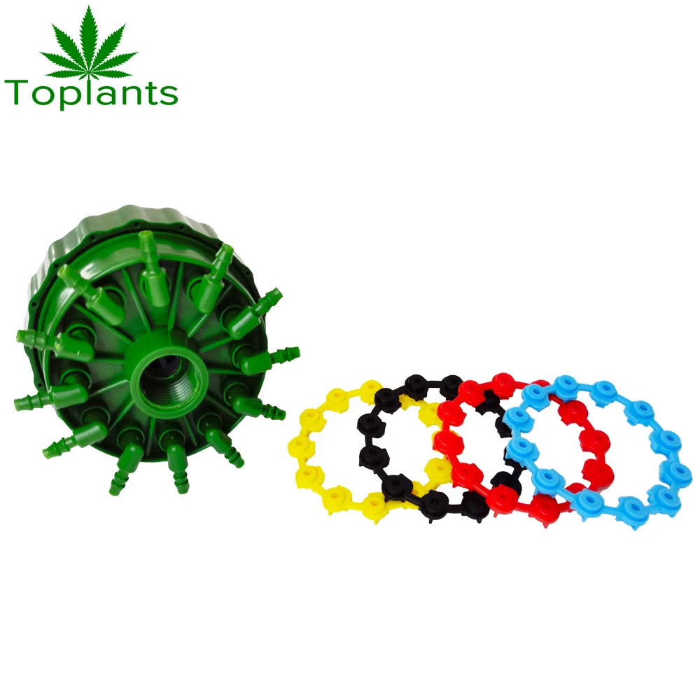 Multi Flow Hydroponic 12 Ports Manifold for Irrigation