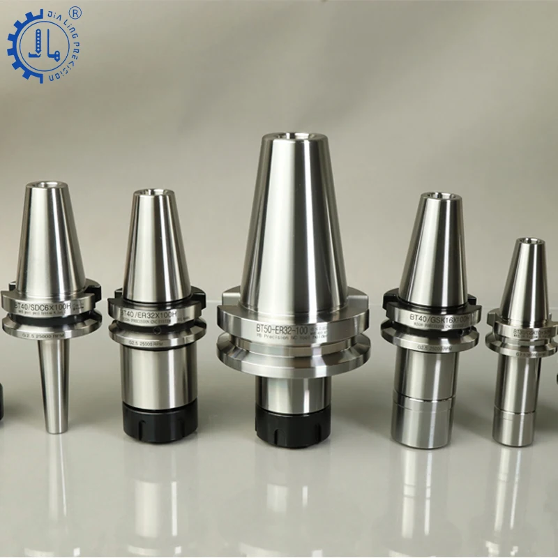 Lathe Tool Holder Collet Chuck ToolHolder BT40-ER16-70 High‑Accuracy CNC Tool Holder 40cr Alloy Steel with 1~10mm Clamping Range for CNC Milling Machines 