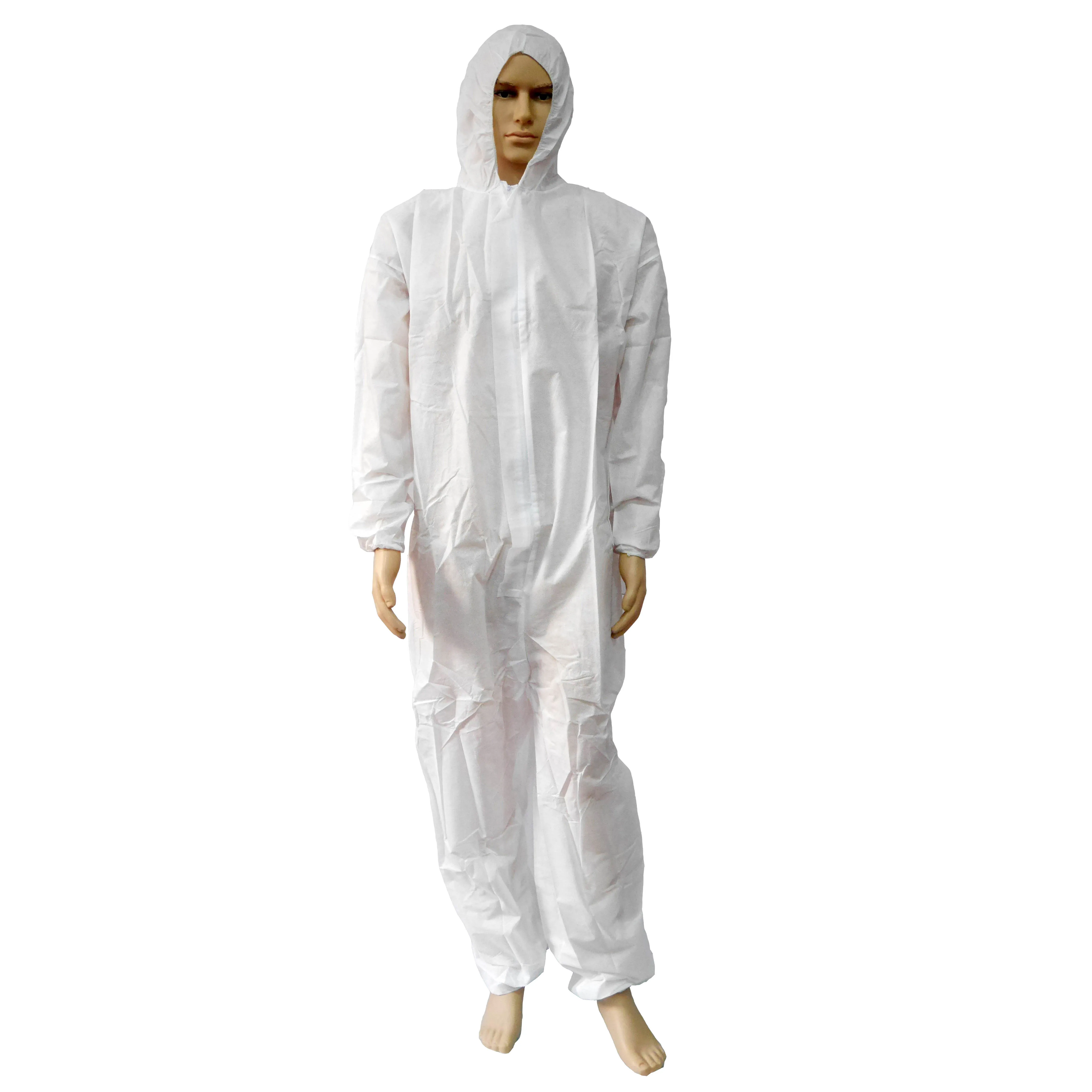 Disposable Coveralls Full Body Protective Clothing Suit With Hood - 100% Waterproof - Protect During Cleaning