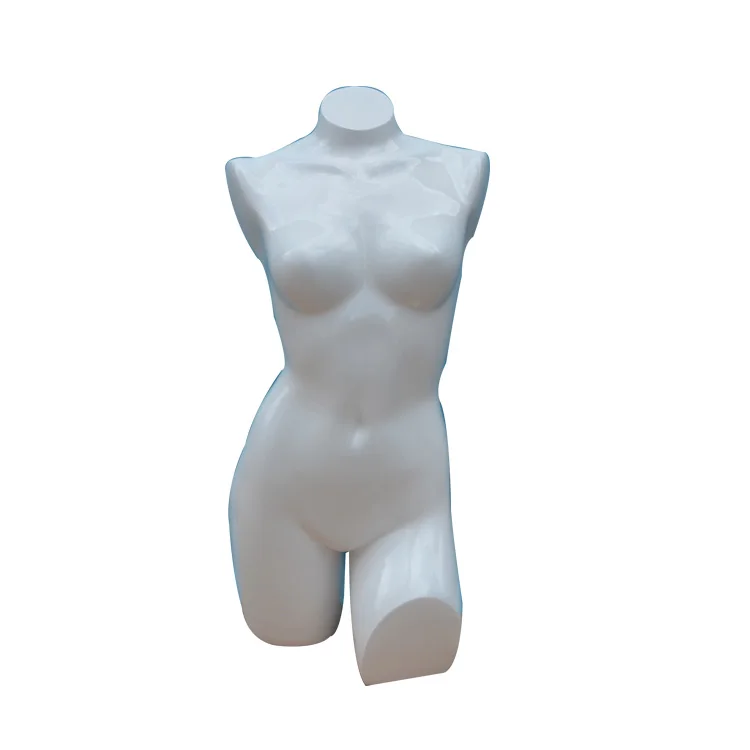 headless half body female mannequin for underwear display