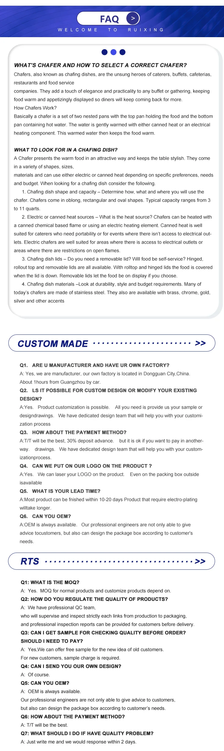 Wholesale Arabic Chaffing Dish Gold Marble Color Chafing Dishes Buffet