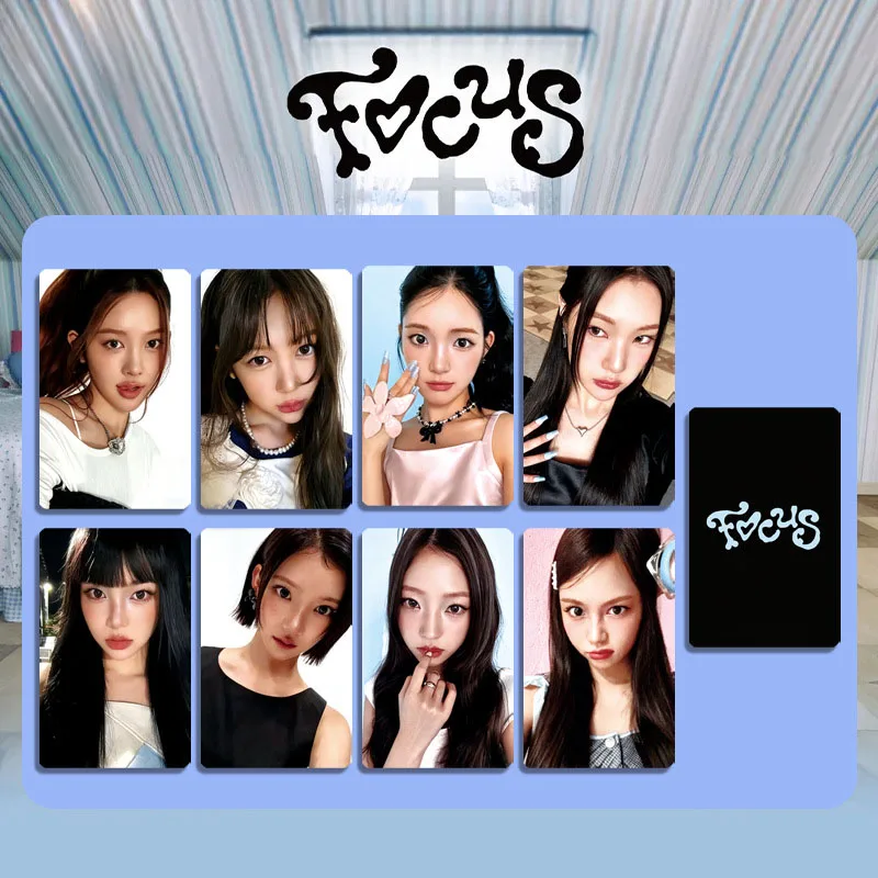 8pcs/set Kpop Hearts2hearts Selfie Cards - Fans Collect!