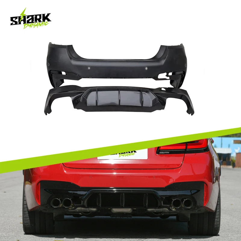 For Bmw 2010 To 2016 F10 Upgrade To G30 M5 Style Front Bumper Rear