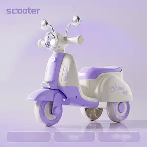 Toddler Kids 3-Wheel Tricycle Plastic Motorcycle Toy in Multiple Colours for Babies