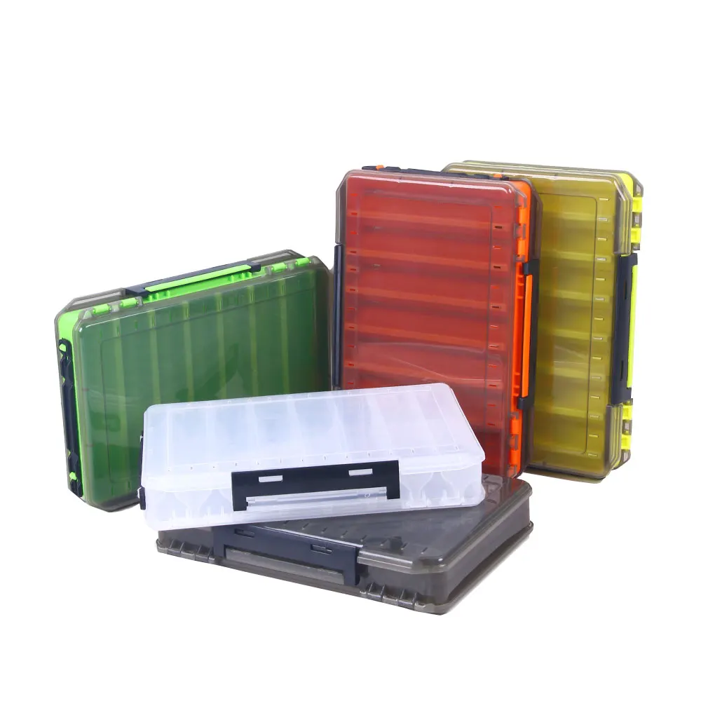 Carp Fishing Tackle Organizer Plastic Fishing Accessories Rigid Fishing Custom Tackle Box
