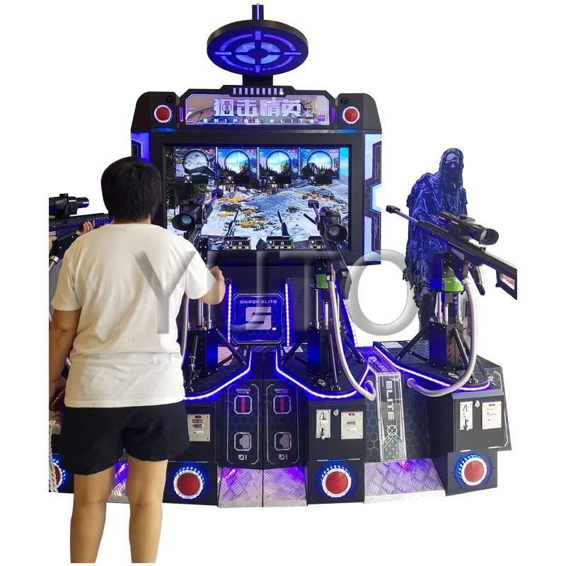 屋内アミューズメントコイン式スナイパーエリートアーケードビデオ射撃 