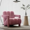 Option velours hollandais rose lotus sans table d'appoint