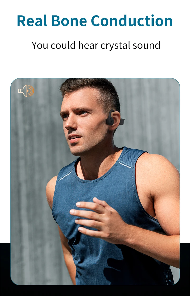 X7 Bt Bone Conduction Earbud Openear Earphones Sport Wireless Ip55
