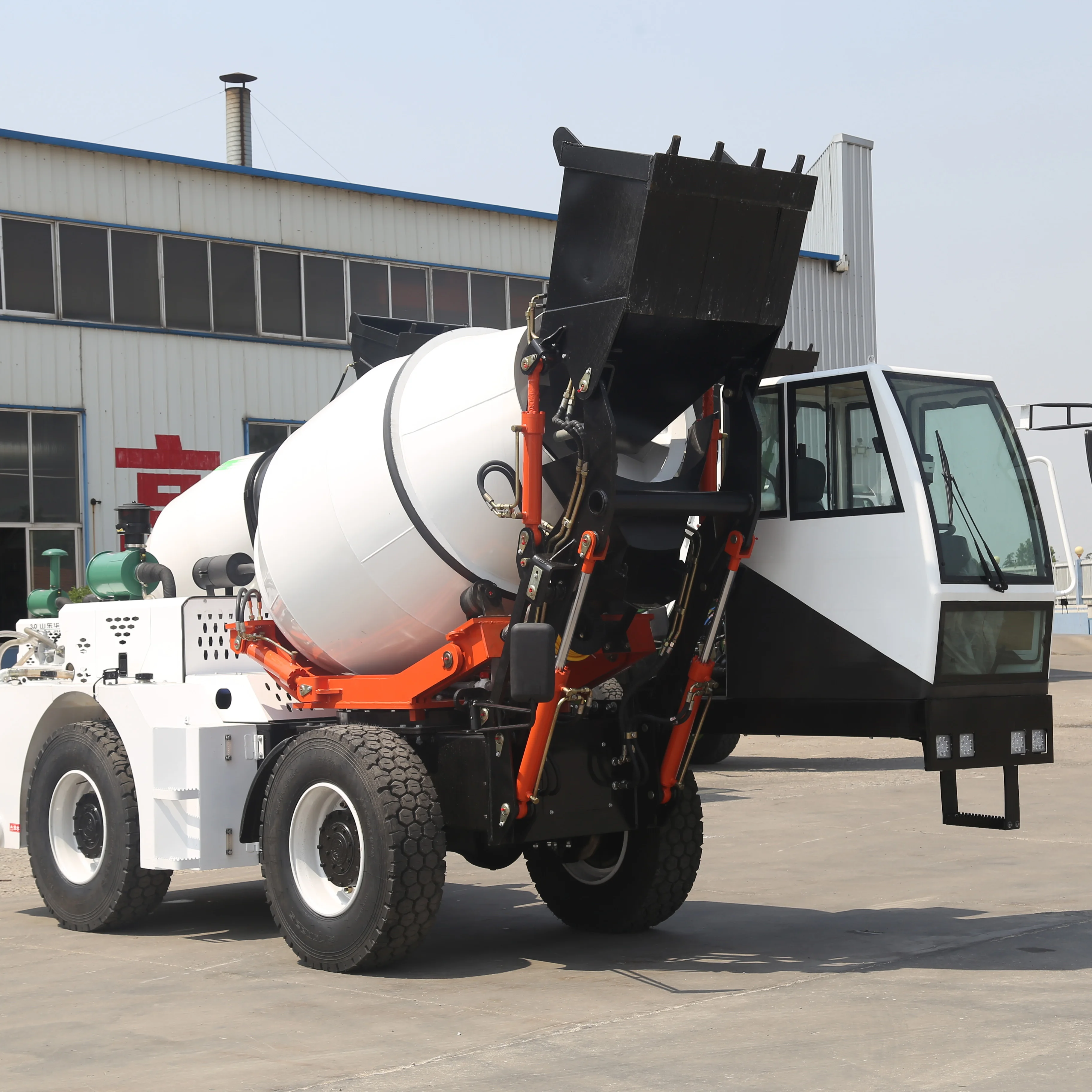 Cheapest 2 Yard Big Vertical Concrete Mixer And Pump Combination