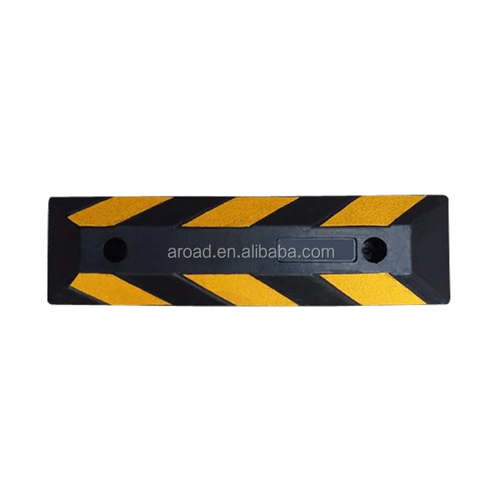 560x160x100mm   Rubber Parking Lot Car Stopper Rubber Wheel Stopper