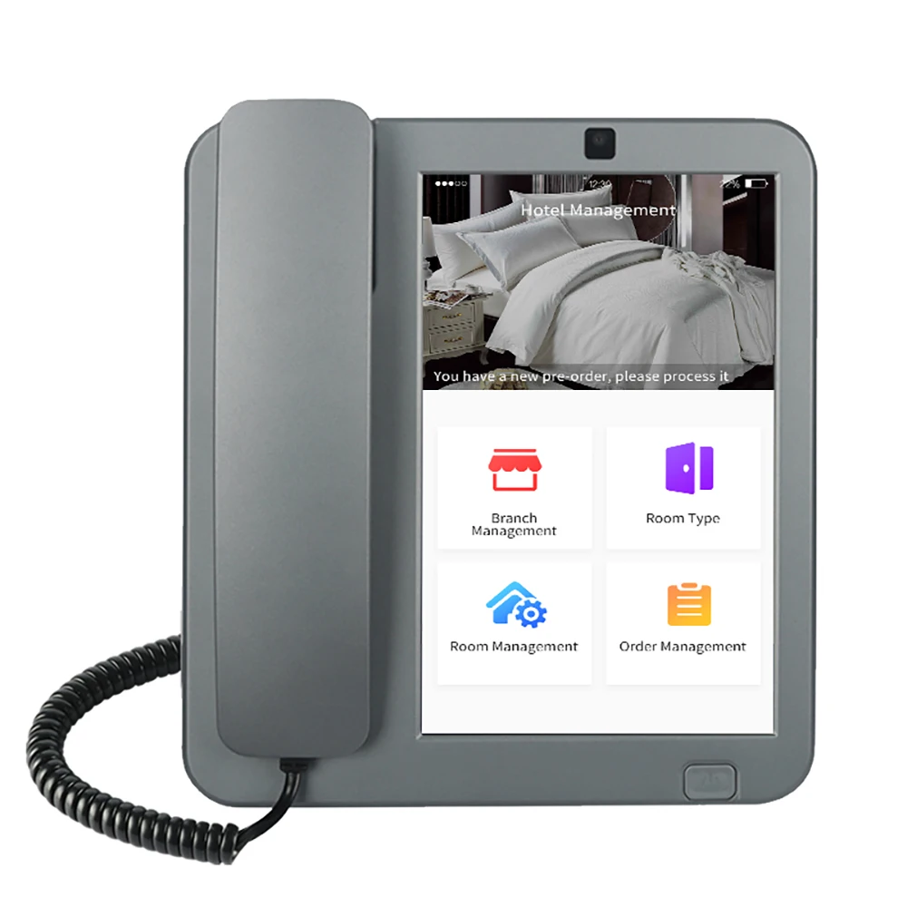 Wireless 8-Inch Android Desktop Landline Phone for Home Office