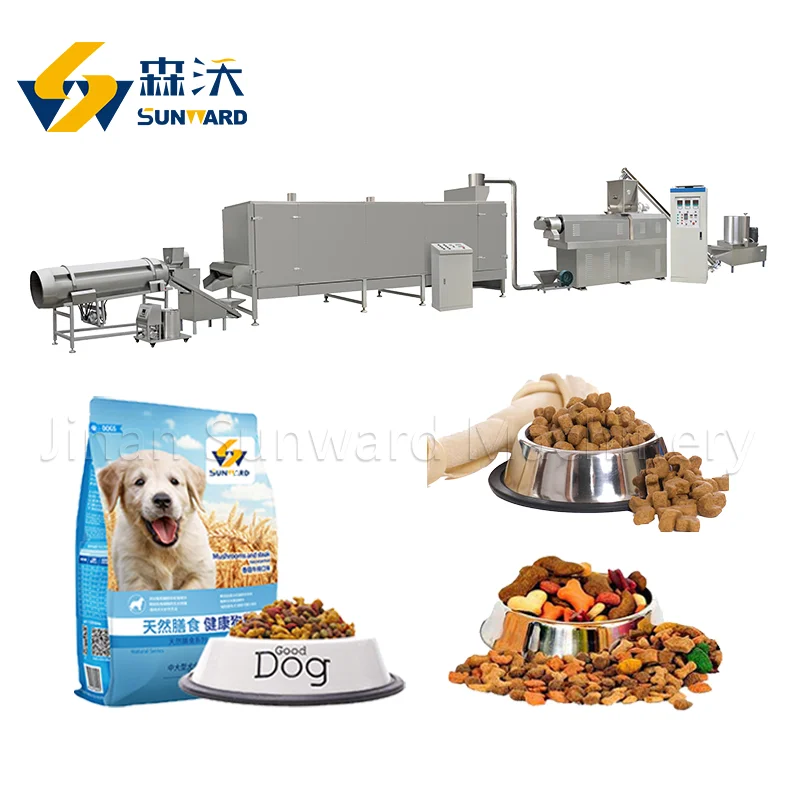 Kitten Feed Making Machine Dog Puppy Biscuits Machinery Pet Cat Food Extruder Machines Price