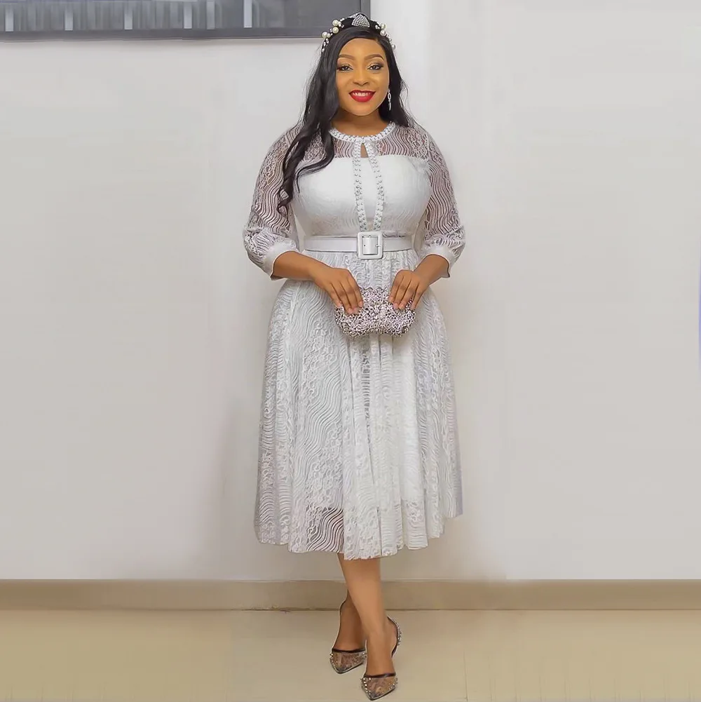 White Lace Lace Summer Dress Plus Size Lena Plus Size White Eyelet